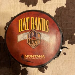 Montana silversmiths hat band